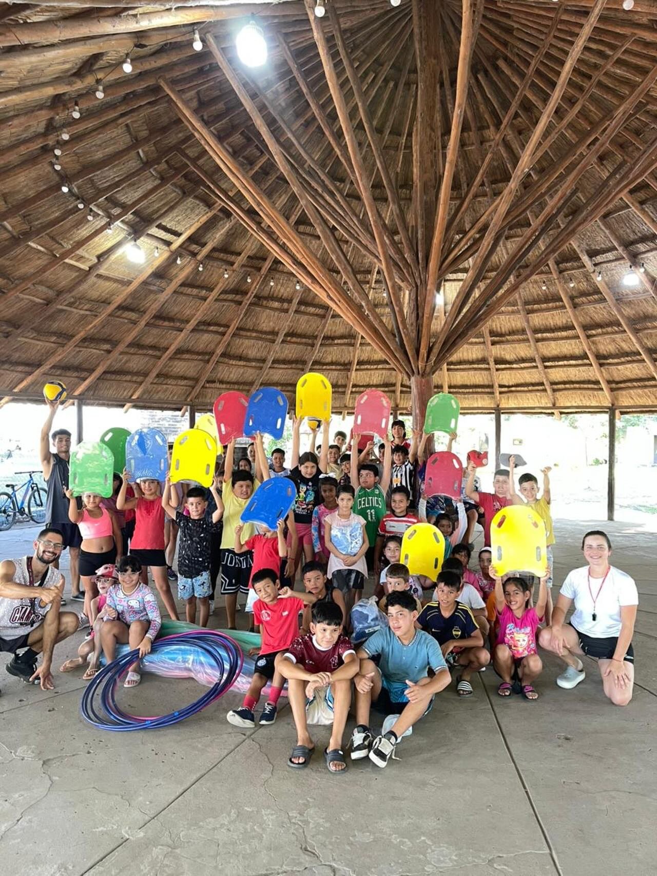 Colonia de Vacaciones 2026: Agradecimiento al Instituto del Deporte por la donación de materiales