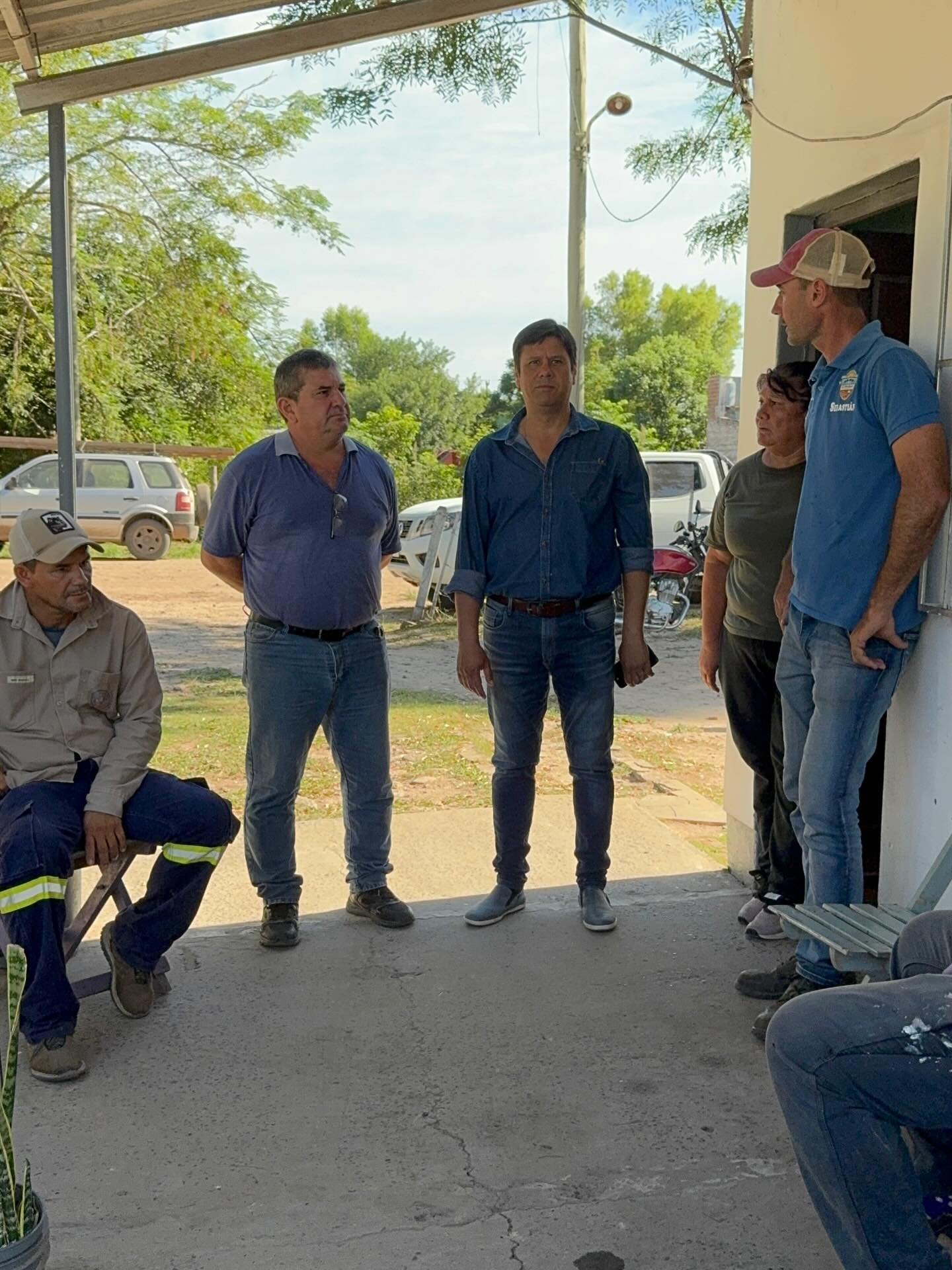 Cambio de delegado en El Palmar: Sebastián Matijasevich asumió funciones